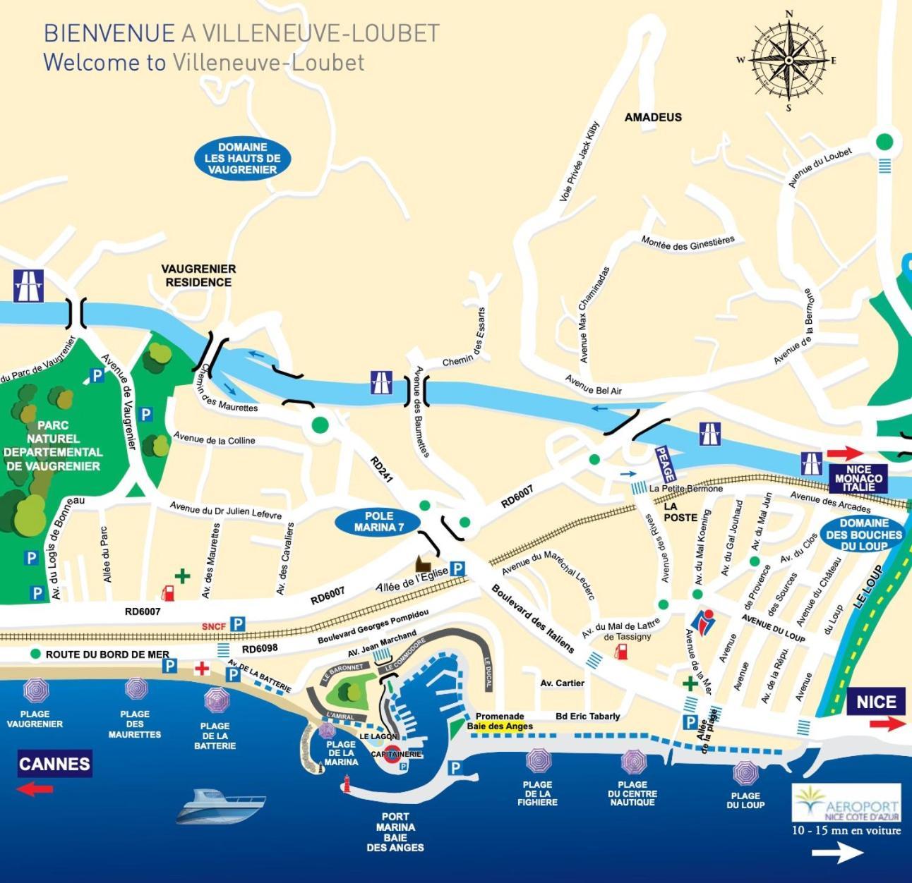 4 Pers , 100M De La Plage Marina Baie Des Anges French Riviera Villeneuve-Loubet Exterior photo
